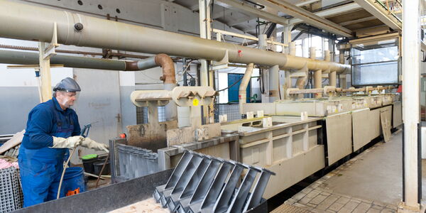 Entschichten in unserem Werk in Schwerin